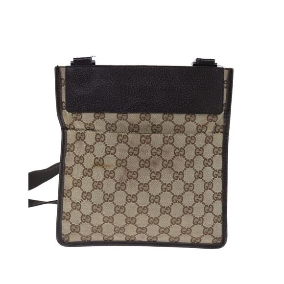 Pre Loved Gucci GG Supreme Crossbody Bag Women Brown Shoulder Bags - Picture 3 of 8